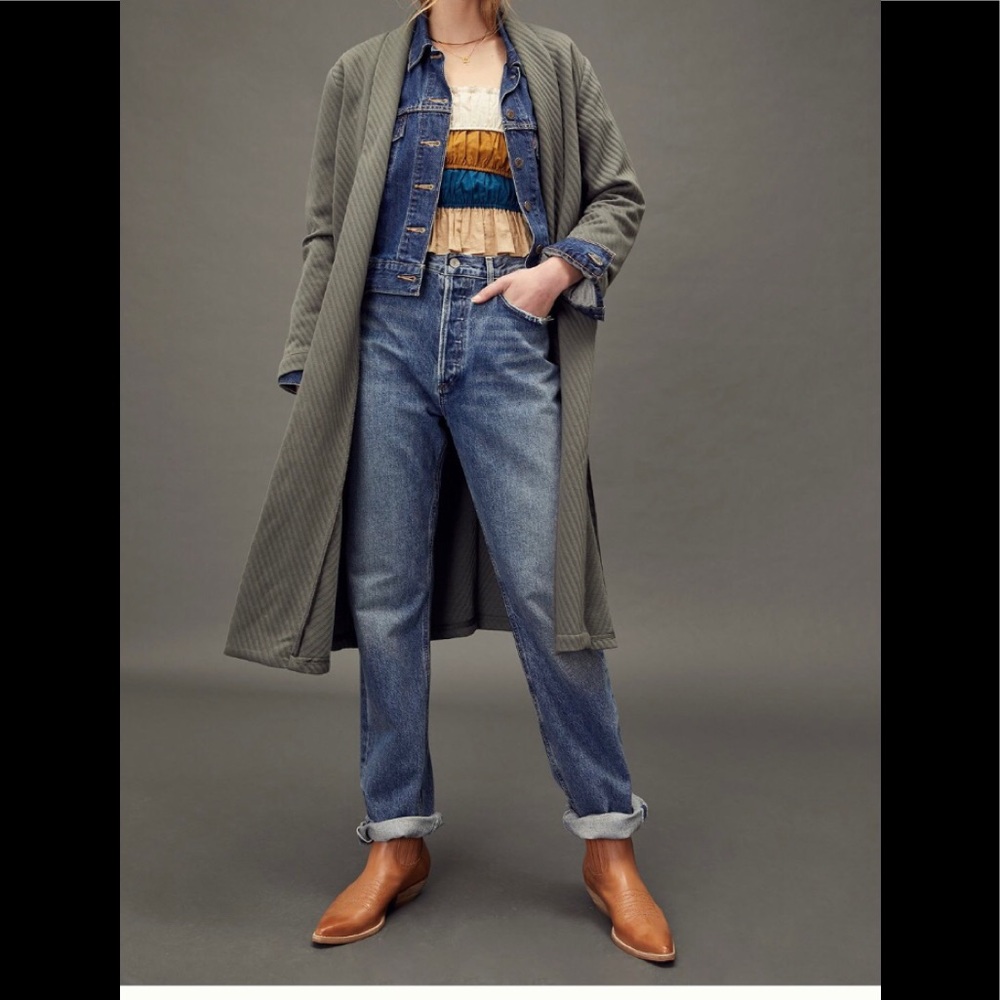 Annmarie quilted duster jacket (anthropologie)